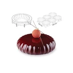 Moule à Gateau Silicone Pavocake Plissé