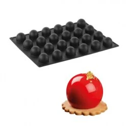 Moule A Gateau Silicone Pavoflex Sphère Diam 40mm