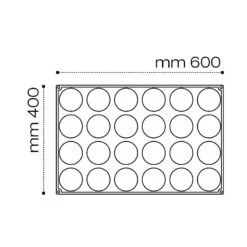 Moule à Insert En Silicone 7.4cm Pavoflex -Moules Alimentaires moule a insert en silicone 74cm pavoflex 3