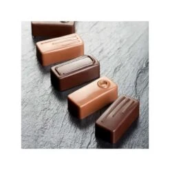 Moule Bonbon Chocolat Artisanal Rectangle Rayé 7 Moule Bonbon Chocolat Artisanal Rectangle Rayé -Moules Alimentaires moule bonbon chocolat artisanal rectangle raye 2