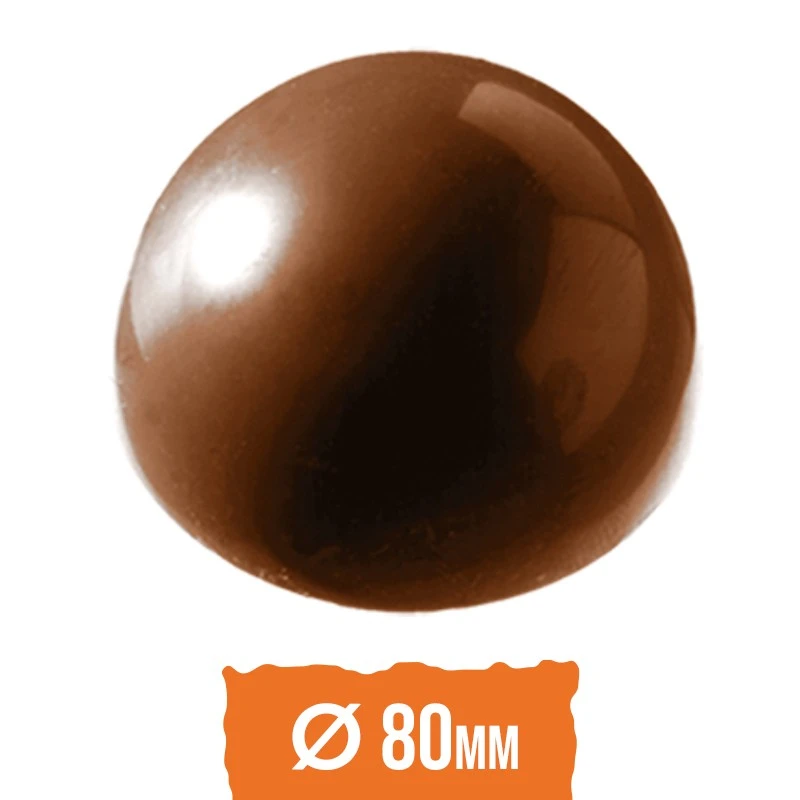 Moule Bonbon Chocolat Demi Sphère Diam 80mm 3 Moule Bonbon Chocolat Demi Sphère Diam 80mm
