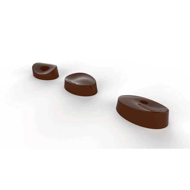 Moule Bonbon Chocolat Moderne Galets 3 Moule Bonbon Chocolat Moderne Galets