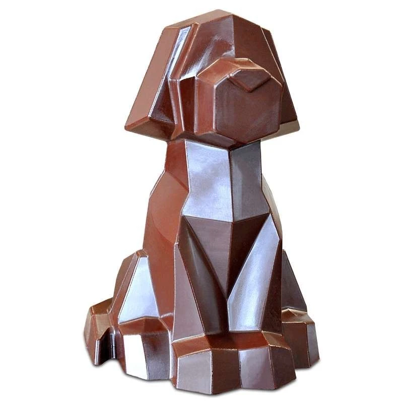 Moule Chocolat Professionnel Chien Origami 1 Sujet 3 Moule Chocolat Professionnel Chien Origami 1 Sujet