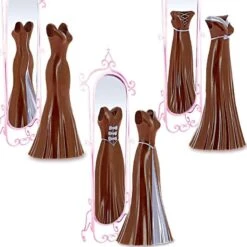 Moule Chocolat Robes Cintrées 3 Modèles