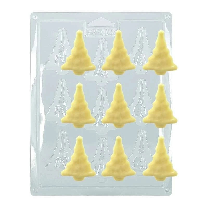 Moule Chocolat Sapin Thermoformé 3 Moule Chocolat Sapin Thermoformé