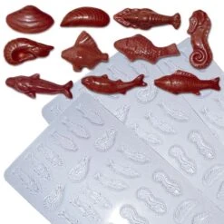 Moule Friture Chocolat Coquillages De Pâques