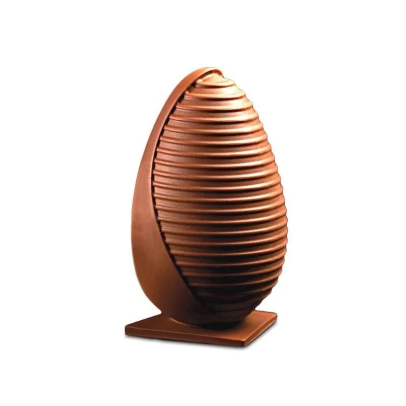 Moule Oeuf Chocolat Semi Rayé 3 Moule Oeuf Chocolat Semi Rayé