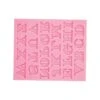 Moule Silicone Alphabet Arabesque 26pcs 1.7cm -Moules Alimentaires moule silicone alphabet arabesque 26pcs 17cm