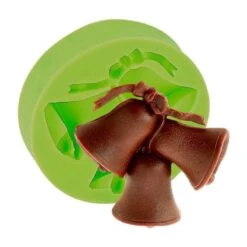 Moule Silicone Cloches Avec Ruban -Moules Alimentaires moule silicone cloches avec ruban 1