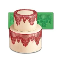 Moule Silicone Dentelle Collier De Coeurs Et Pampilles