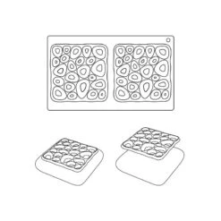 Moule Silicone Pâtisserie Top Sponge -Moules Alimentaires moule silicone patisserie top sponge 3