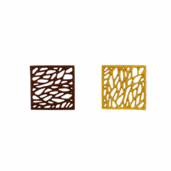 Moule Silicone Pour Décor Carré Feuille