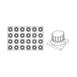 Moule Silicone Professionnel Pavoflex César -Moules Alimentaires moule silicone professionnel pavoflex cesar 2