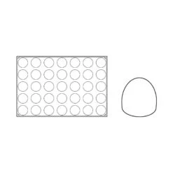 Moule Silicone Professionnel Pavoflex Mont Blanc -Moules Alimentaires moule silicone professionnel pavoflex mont blanc 2