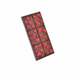 Moule Tablette Chocolat Avec Coeurs 62gr -Moules Alimentaires moule tablette chocolat avec coeurs 62gr 1